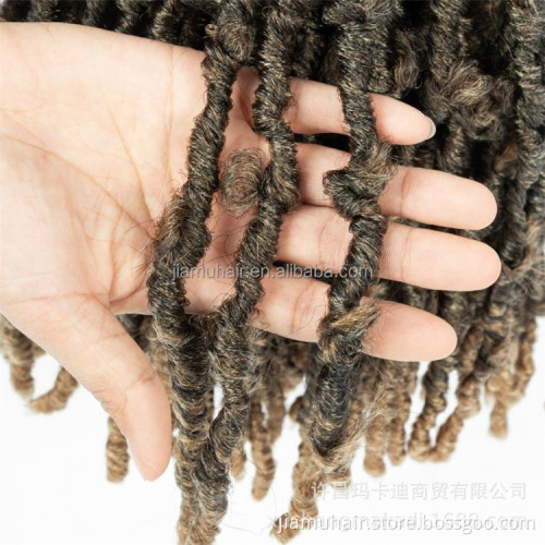 butterfly locs crochet hair prelooped pretwisted butterfly locs hair extensions crochet braid dreadlock